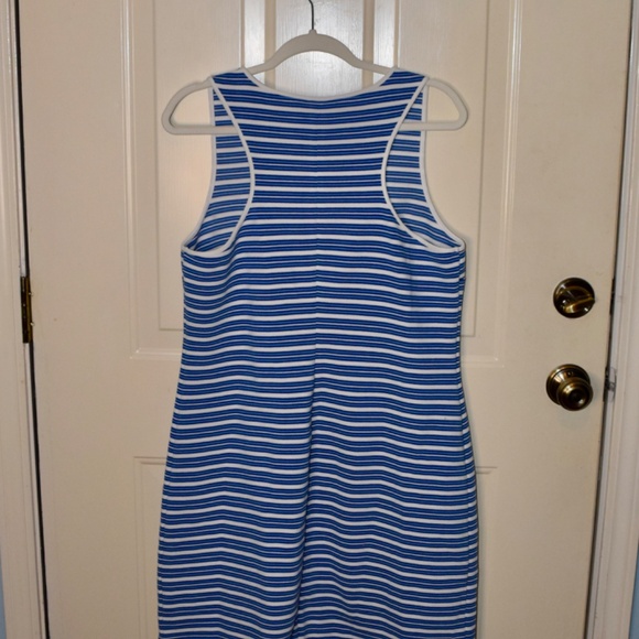 Lilly Pulitzer Lyla Shift Bay Blue Ottoman Stripe Size XL NEW BNWT - Picture 2 of 5